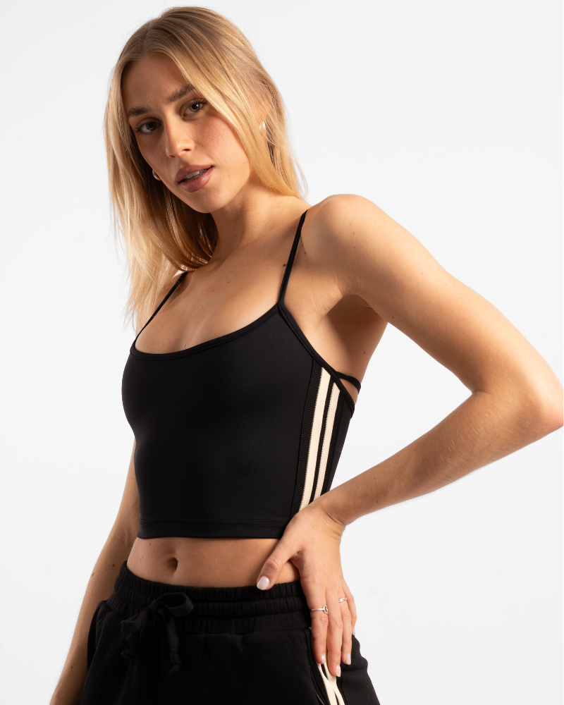 Seren Tank - Black/Off-White