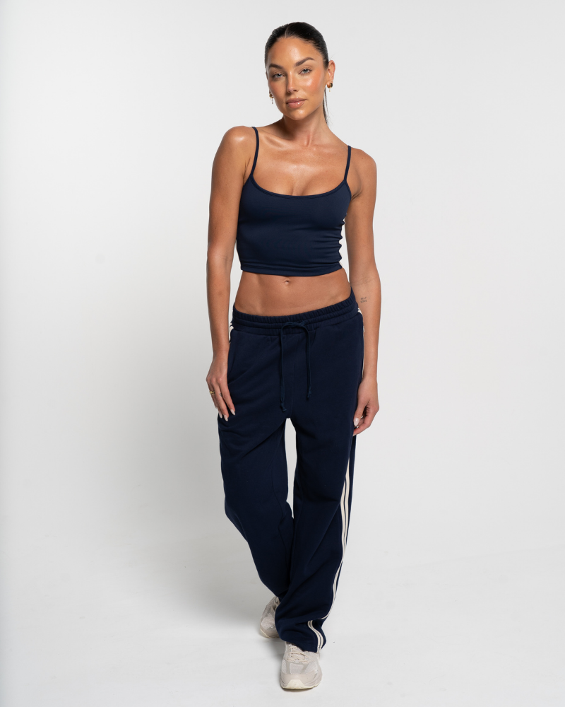 Seren Tank - Navy/Off-White