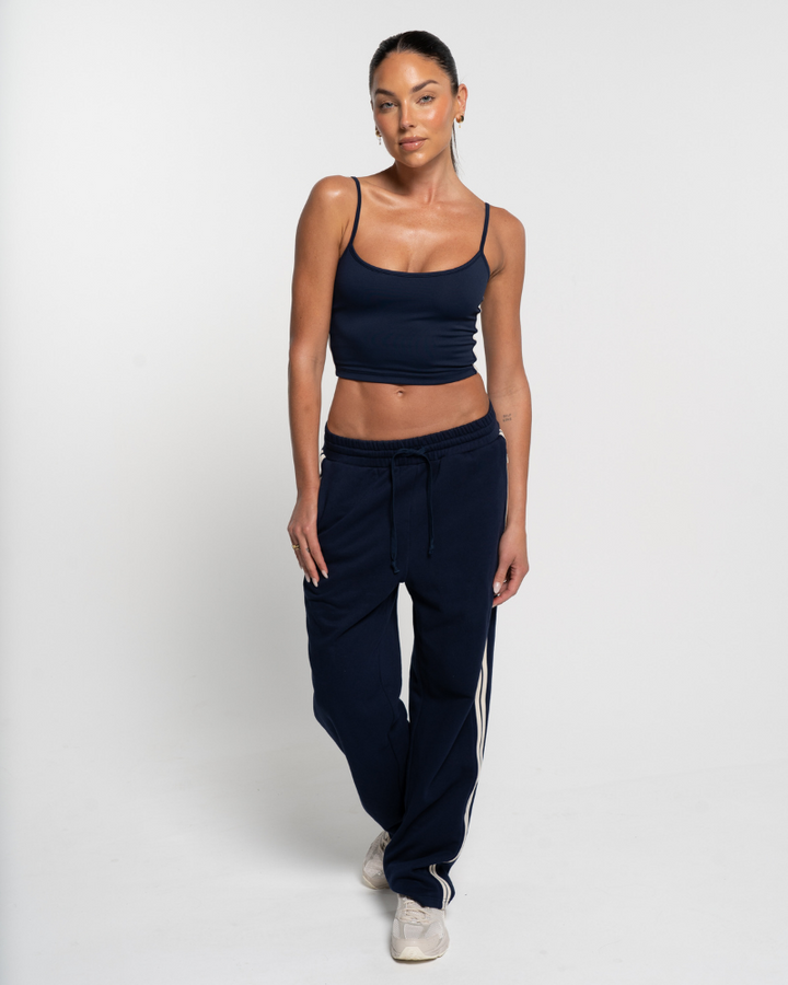 Seren Tank - Navy/Off-White