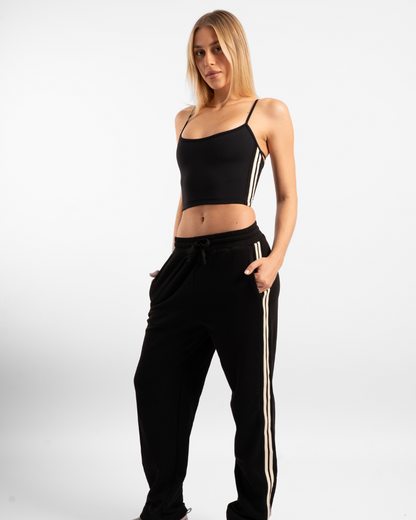 Seren Tank - Black/Off-White